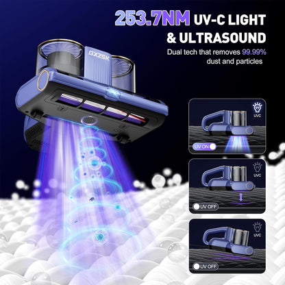 GXZSK mattress vacuum cleaner 16KPA UV-C

GXZSK bed vacuum cleaner with ultrasonic technology

GXZSK dual-cup HEPA mattress vacuum

GXZSK fabric and sofa vacuum cleaner

GXZSK high suction mattress vacuum 500W