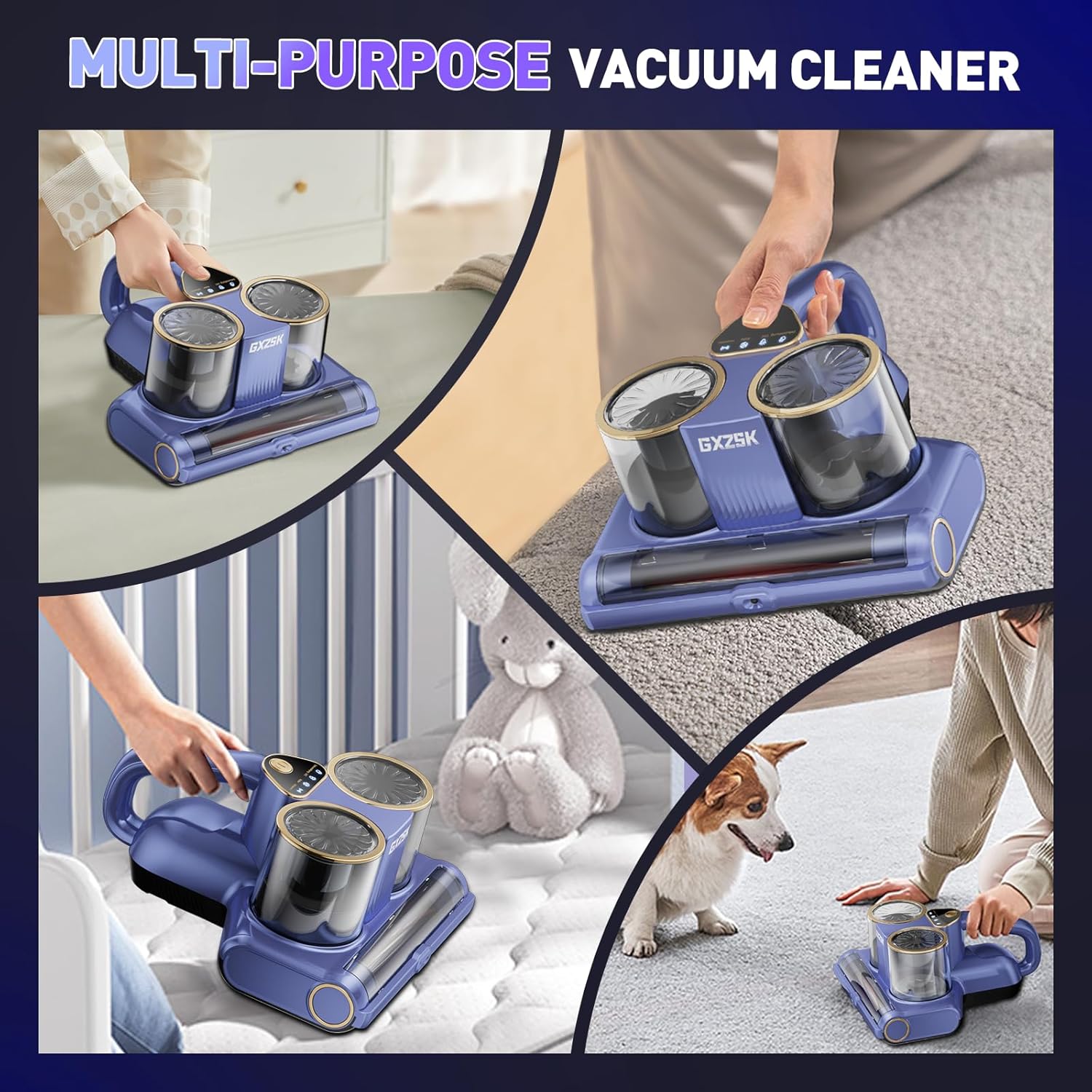 GXZSK mattress vacuum cleaner 16KPA UV-C

GXZSK bed vacuum cleaner with ultrasonic technology

GXZSK dual-cup HEPA mattress vacuum

GXZSK fabric and sofa vacuum cleaner

GXZSK high suction mattress vacuum 500W